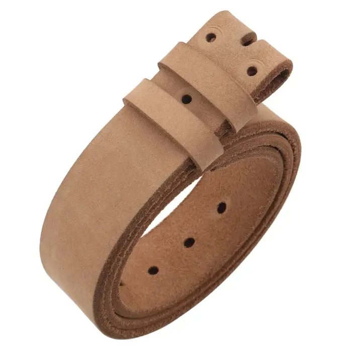 Ceinture pour homme en cuir de vache véritable, simple et polyvalente, pour homme.