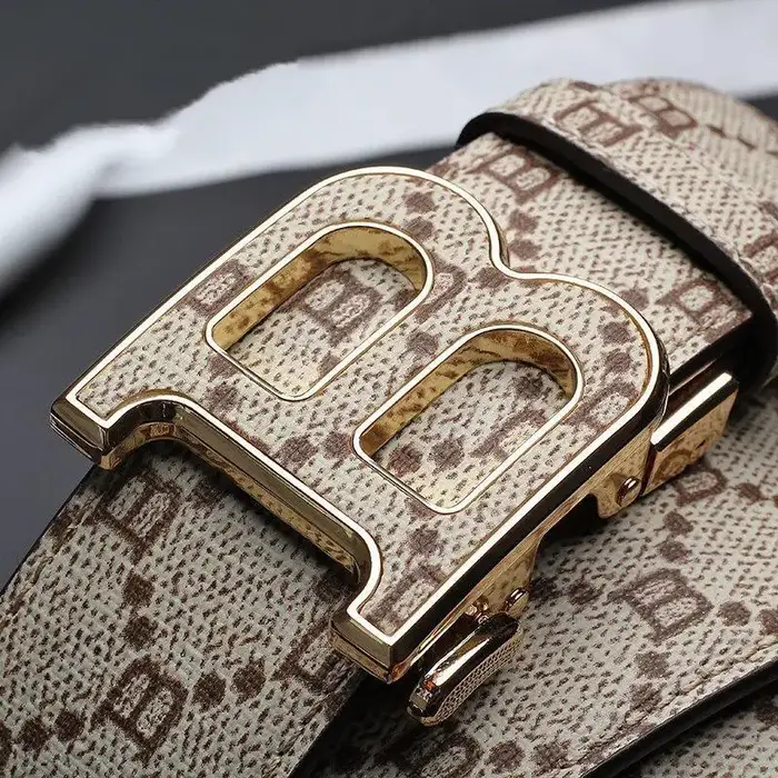 Haute qualité 3.4 cm marque de luxe hommes ceintures célèbres