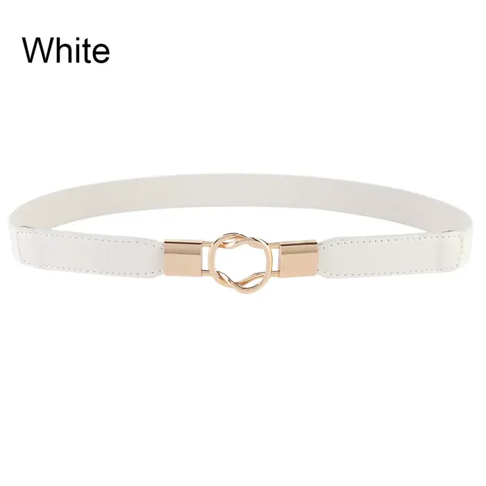 Ceintures pour femmes et filles, ceintures en cuir PU pour robe et jupe, ceinture élastique fine, ce