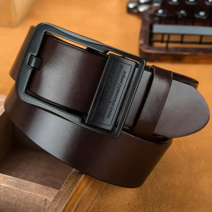Nouvelle ceinture en cuir pour homme