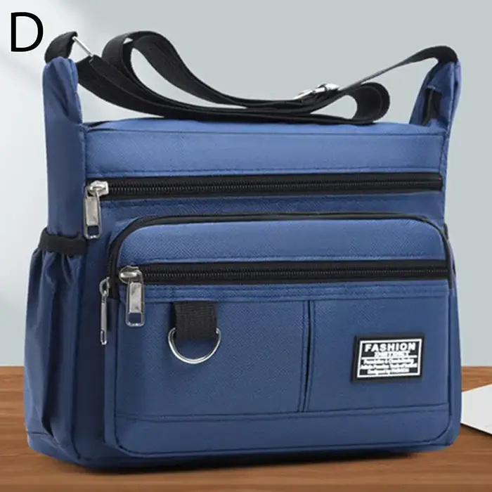 Sac à bandoulière multi-poches pour hommes, sacs à une seule initiative, sac de rangement de grande 