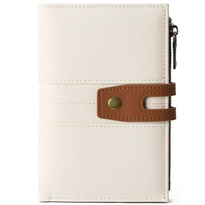 Zency-Portefeuille long en cuir véritable unisexe, pochette en cuir de vachette, plusieurs fentes pour cartes, porte-monnaie, porte-monnaie, multifonction, classique