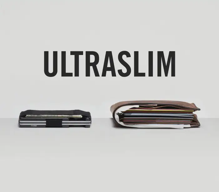 The Ridge Wallet pour hommes – Portefeuilles de poche avant protégés par RFID