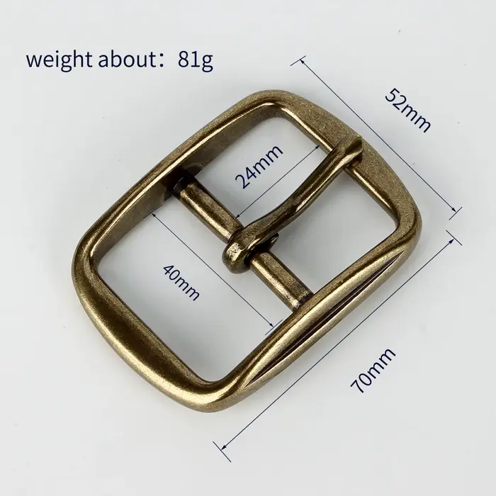 Boucle de ceinture Sogefimen 40 mm de largeur intérieure en laiton massif