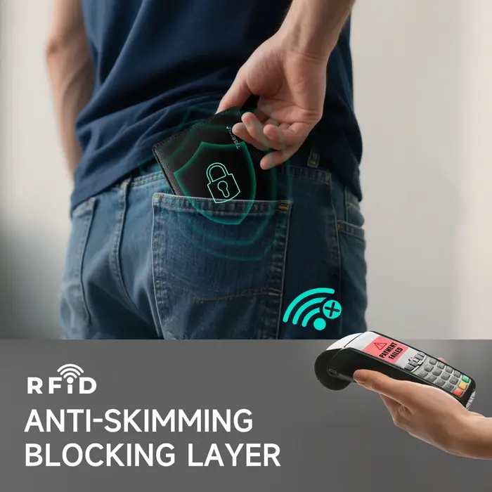 Tigernu luxe hommes portefeuille en cuir synthétique polyuréthane portefeuille RFID porte-monnaie petit Mini porte-carte portefeuille d'affaires sacs à cartes portefeuille de haute qualité