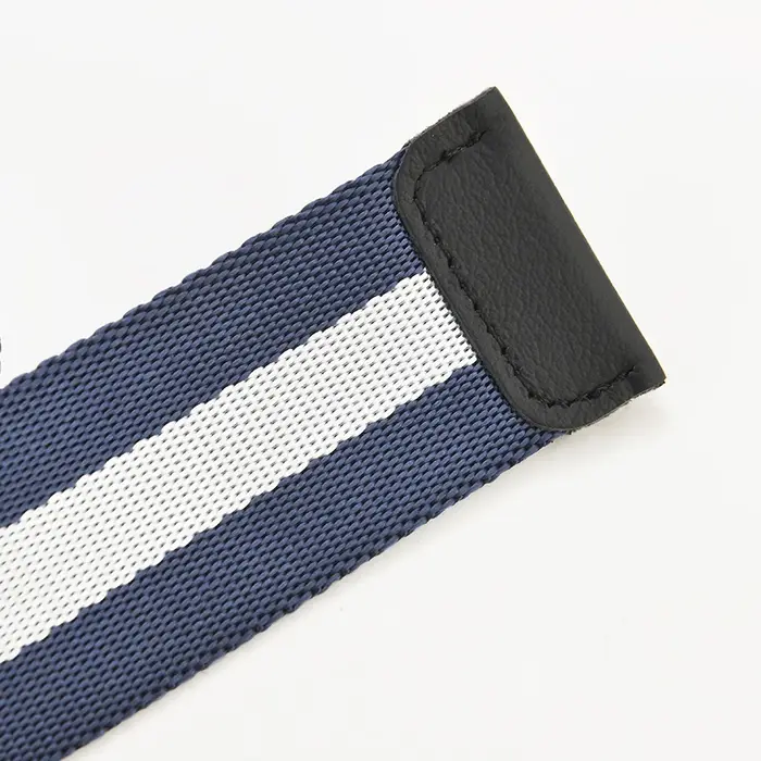 Ceinture en toile à boucle Double boucle pour hommes