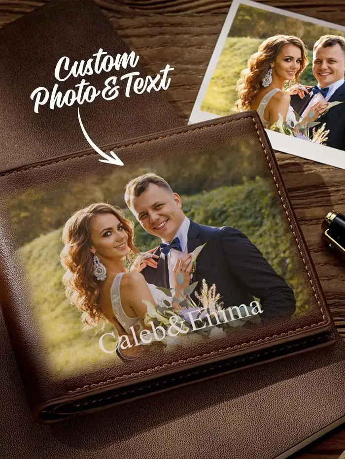 Portefeuille personnalisé avec photo