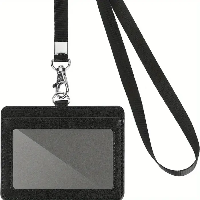 Porte-cartes de crédit rétractable, porte-documents, porte-cartes, lanière solide, badge, bobine, fo