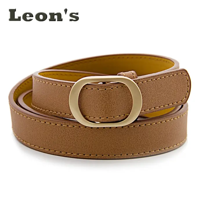 Ceinture à la mode de couleur unie pour femmes