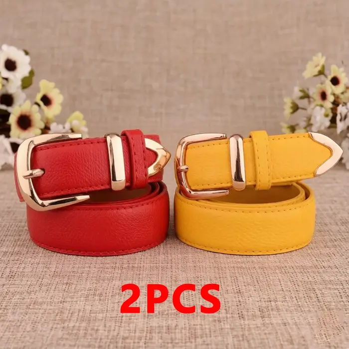Ceinture de pantalon en cuir pour femmes