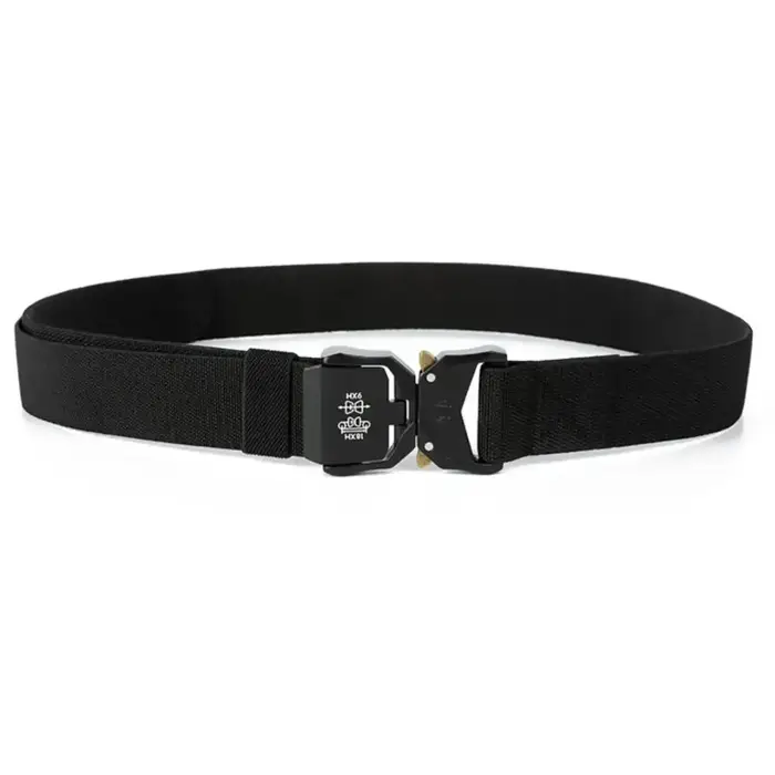Nouvelle ceinture tactique à boucle à dégagement rapide, ceinture élastique décontractée pour l'entraînement, ceinture pour pantalon homme