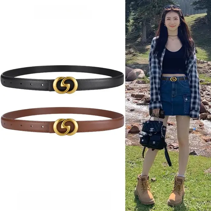 Ceinture polyvalente à double anneau pour femme