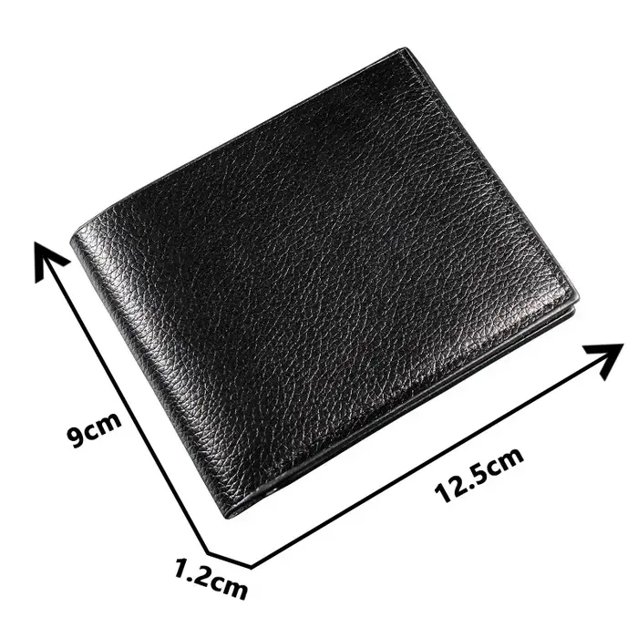 Portefeuilles pour hommes produit Premium pour Homme court noir Walet Portefeuille