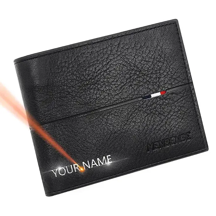 Portefeuille en cuir PU pour hommes