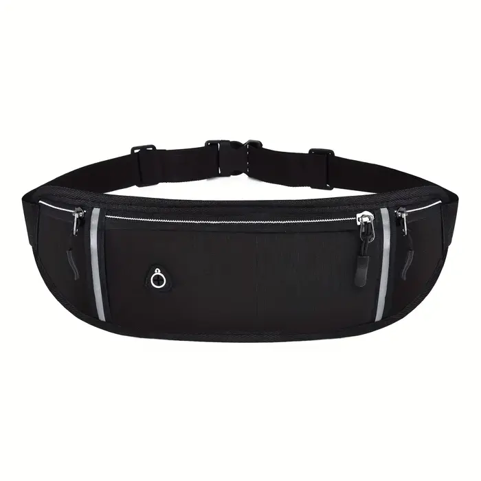 Sac banane unisexe pour sports de plein air, sac de taille pour écouteurs, idéal pour les voyages, l