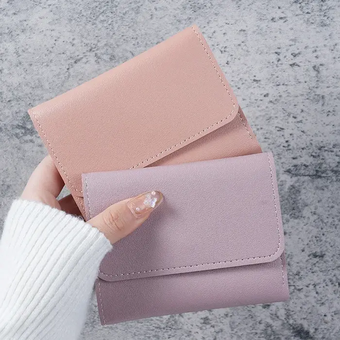 Portefeuille court tendance pour femmes
