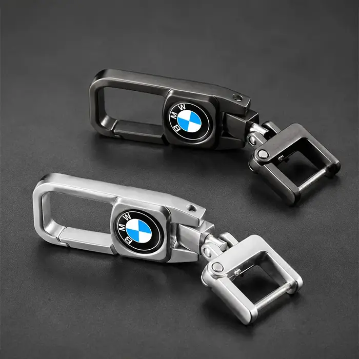 Porte-clés de voiture en métal avec boucle de ceinture et mousqueton pour BMW X1 X2 X3 X5 X4 X6 X7 G30 G20 G32 G11 G12 F40 F30 F20 F10 F34 F07 F44
