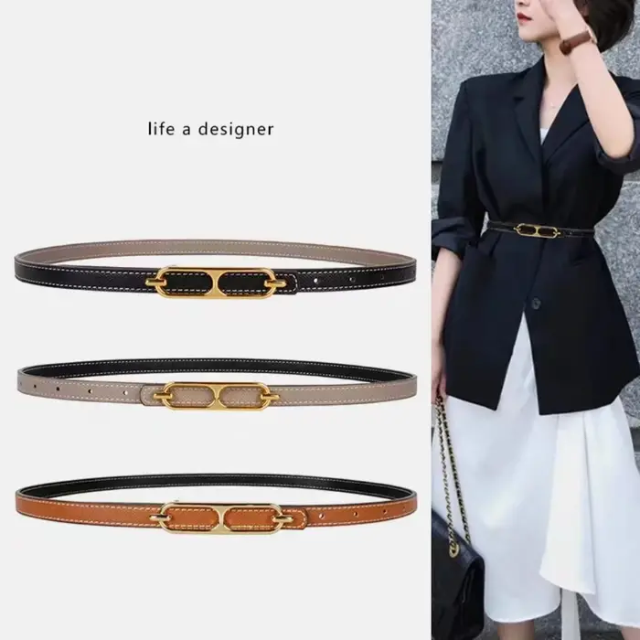 Ceinture réversible multifonctionnelle pour femmes
