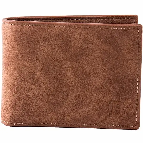 Carteira – portefeuille en cuir PU pour hommes, porte-monnaie avec poche, porte-cartes, vente en gro