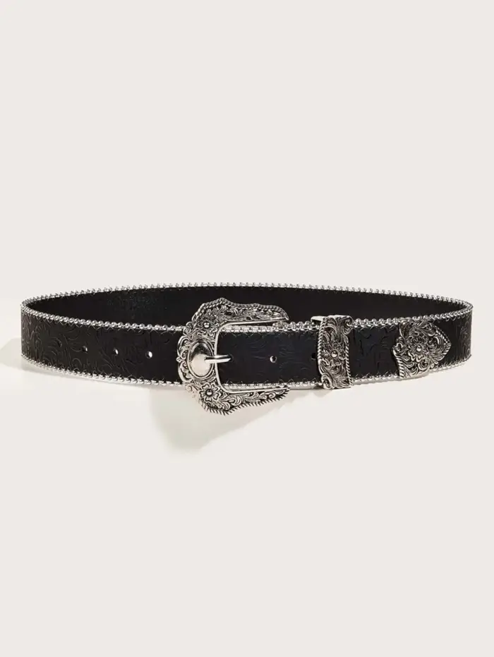 Western PU ceinture en cuir