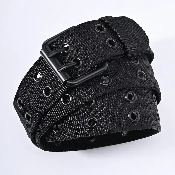 Nouveaux hommes respirant en Nylon tissu ceinture de sport de plein air ceinture boucle ardillon pan