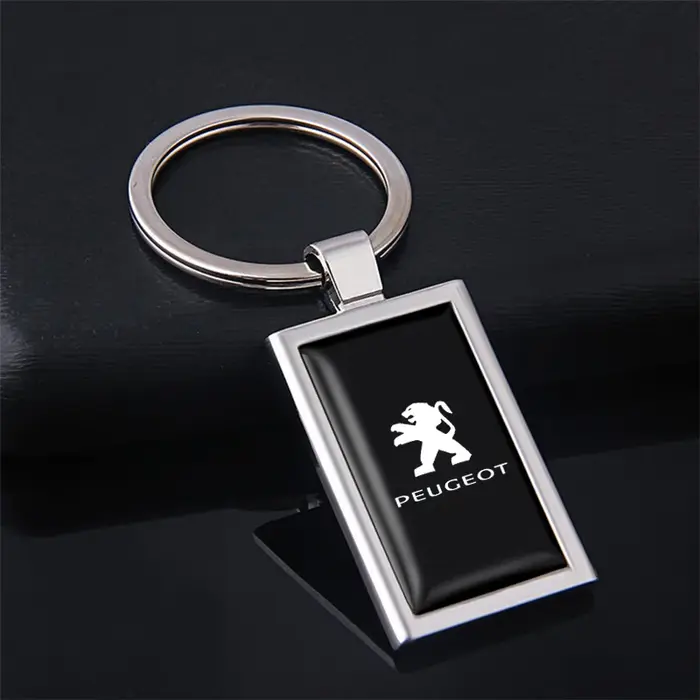 Porte-clés en métal pour voiture