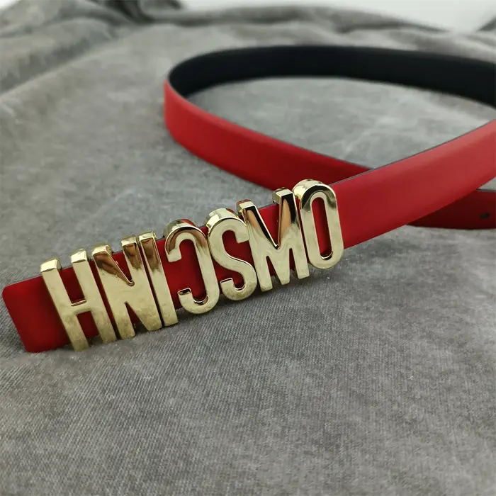 Ceinture de luxe en cuir uni de 2