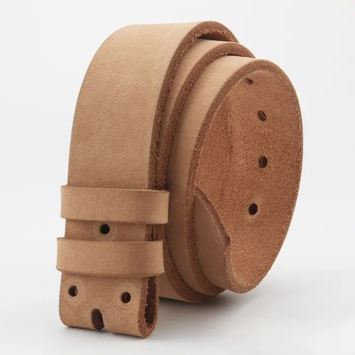 Ceinture pour homme en cuir de vache véritable, simple et polyvalente, pour homme.