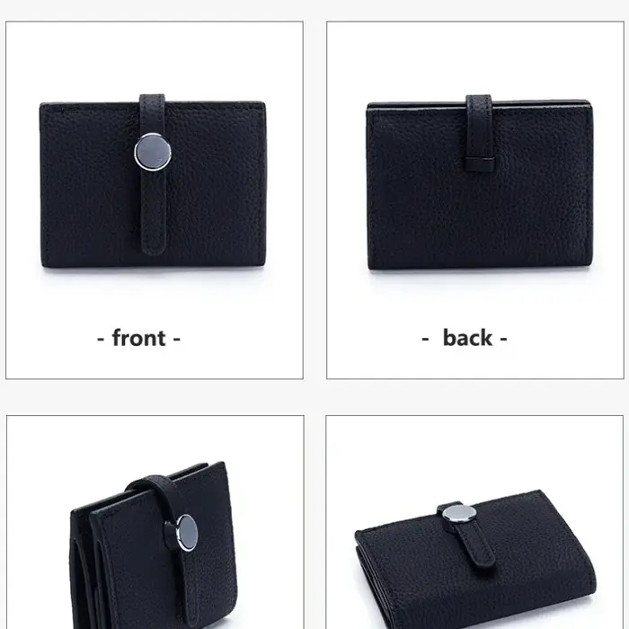 Petit portefeuille en cuir pour femmes