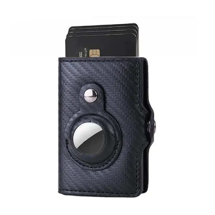 Portefeuille pour hommes pour Apple Airtag RFID blocage porte-carte Air Tag