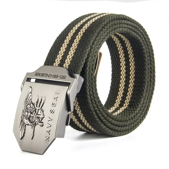Ceinture en cuir Navy Seal Canvabelt pour hommes