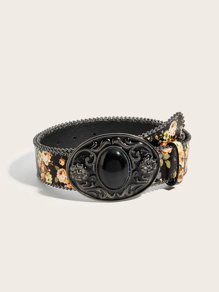 Ceinture western marron y2k pour femme