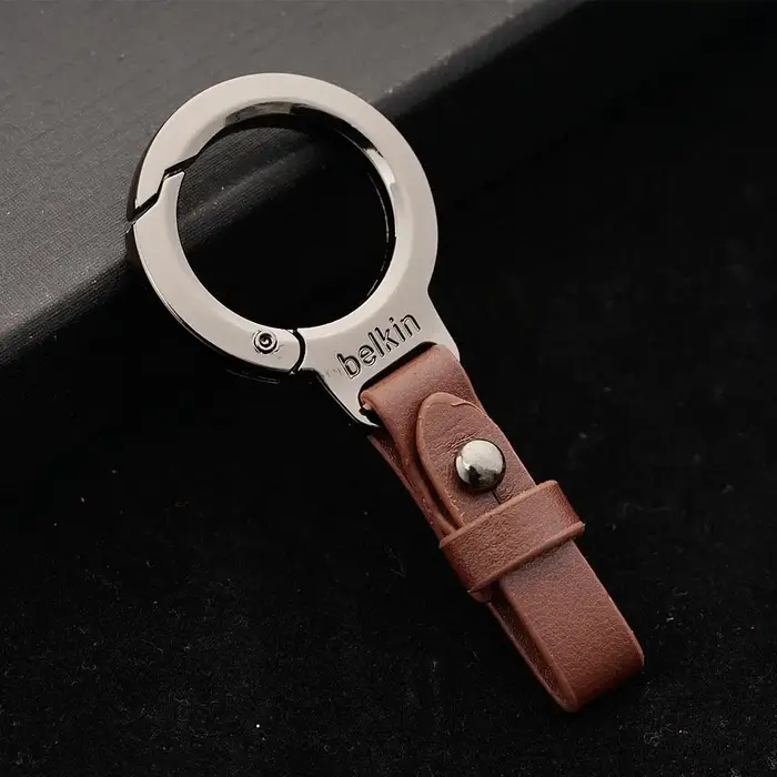 Porte-clés de voiture en cuir pendentif