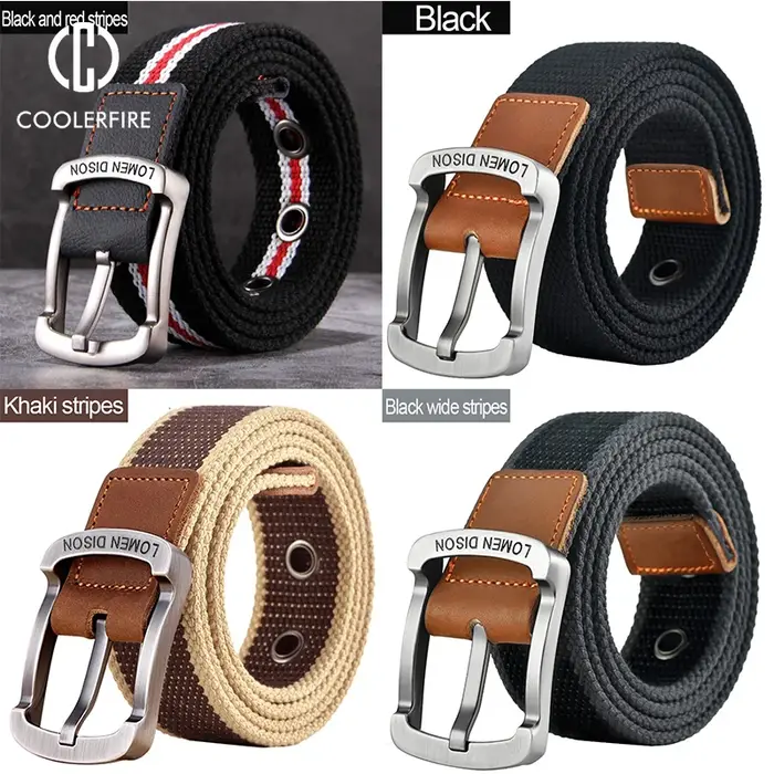 Ceinture en tissu pour hommes