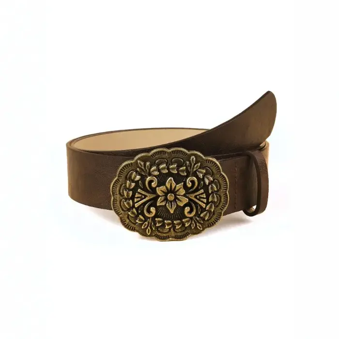 Ceinture Unisexe Noire Polyvalente de Style Coréen