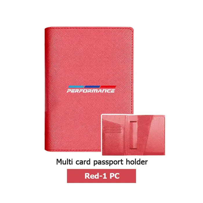 Portefeuille de voiture multifonctionnel en cuir, porte-permis de conduire, porte-cartes d'identité et de passeport pour BMW X1 X3 X4 X5 X7 G20 G38 F20 F39 F48 E46 E60