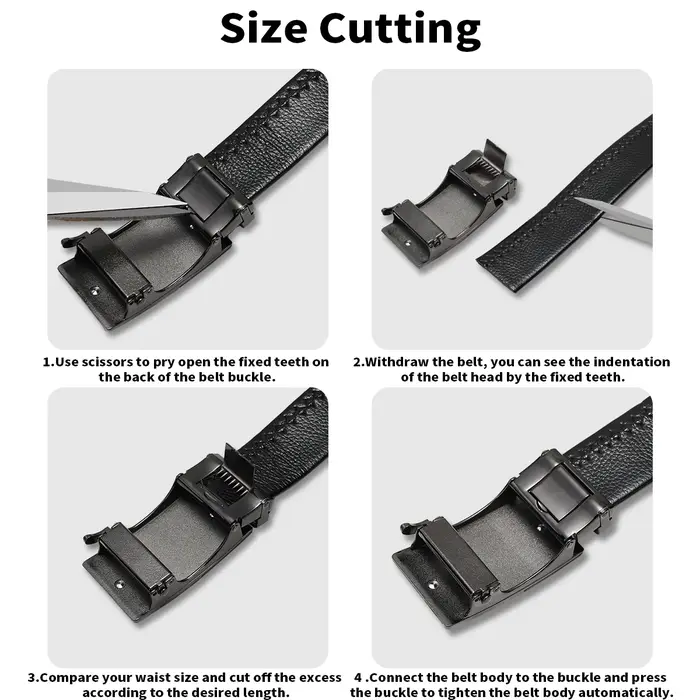 Ceinture pour homme, nouvelle boucle automatique