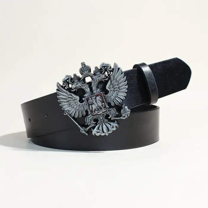 Ceinture en cuir PU de style punk noir avec clous métalliques, accessoire de mode gothique unisexe