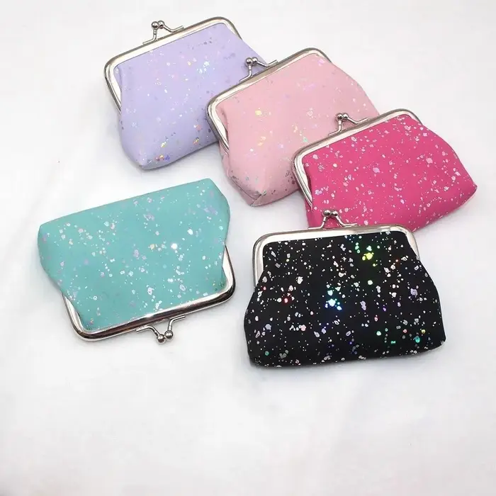 Porte-cartes portable, porte-monnaie brillant
