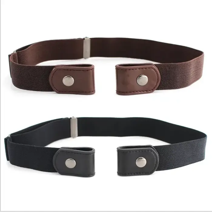 Ceinture élastique Simple et à la mode pour hommes et femmes