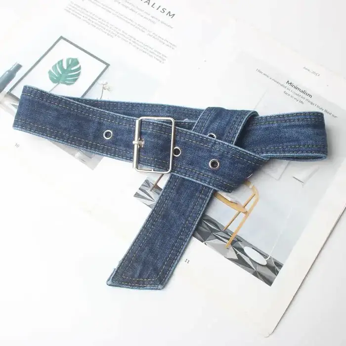 Ceinture en jean pour femme