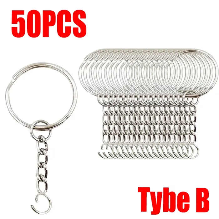 Ensemble de combinaison de porte-clés en métal