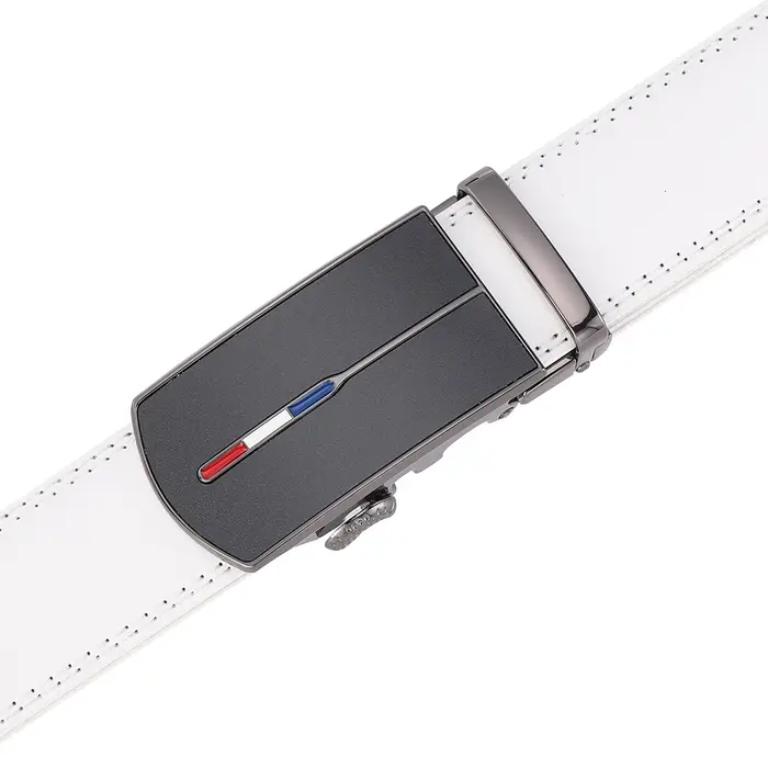 Ceinture de Golf blanche de luxe pour hommes