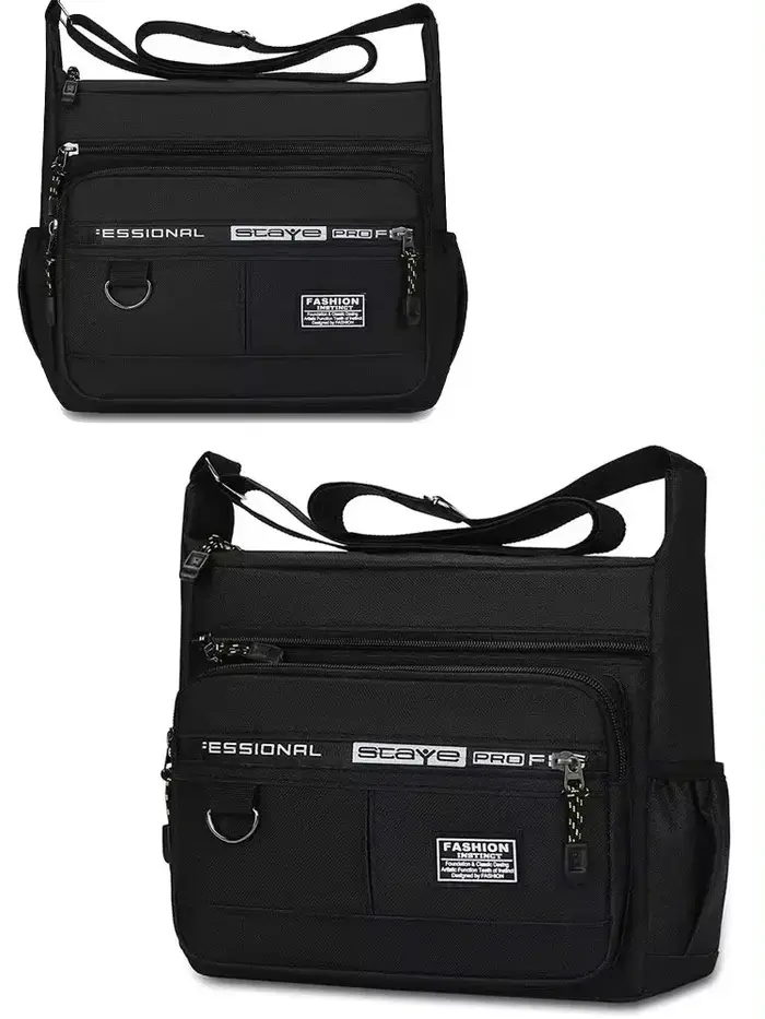 Sac à bandoulière pour homme, sac de rangement tendance, sacs à bandoulière pour affaires et loisirs