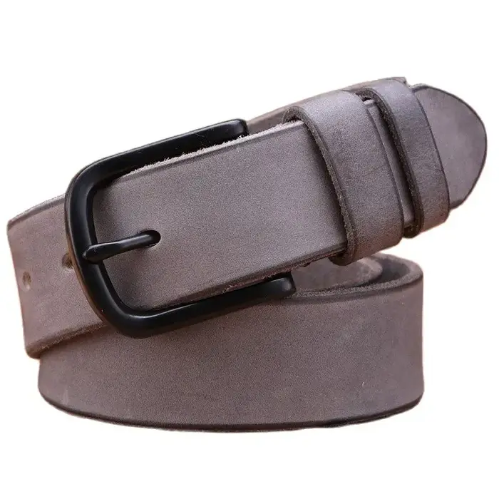 Ceintures vintage en cuir véritable pour hommes