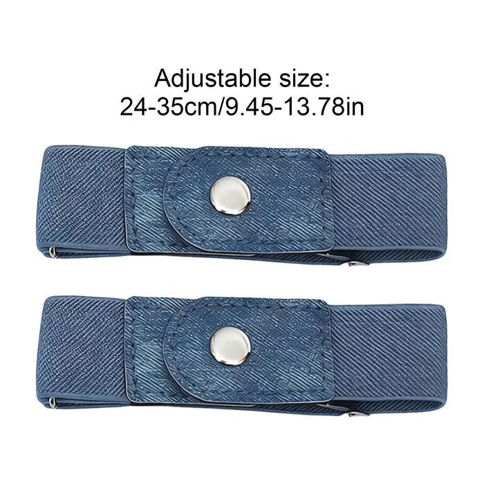 Ceinture élastique sans boucle pour femmes et hommes