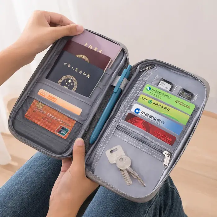 Portefeuille de voyage tendance, porte-passeport familial, étui créatif, organisateur, accessoires de voyage, sac à documents, porte-carte, rangement Portable