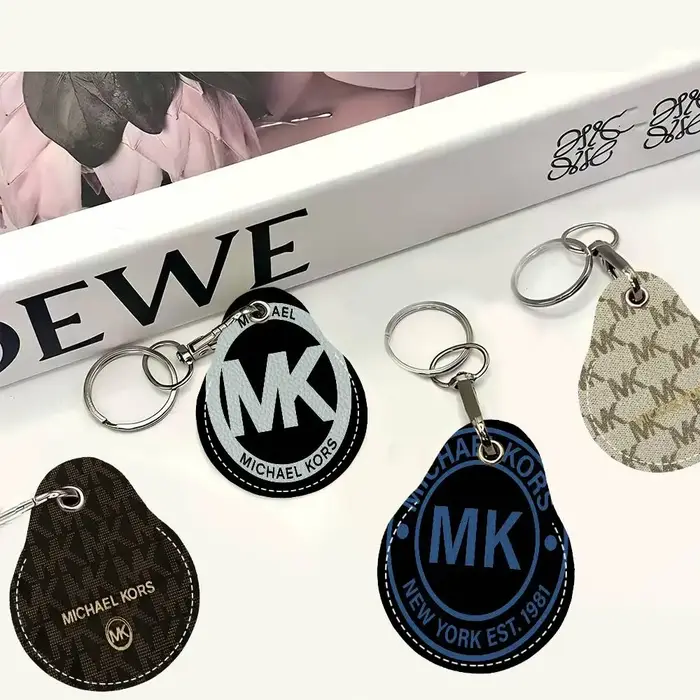 M-Michaels-Fashion-Kors 1 porte-cartes en cuir avec porte-clés en forme de goutte d'eau