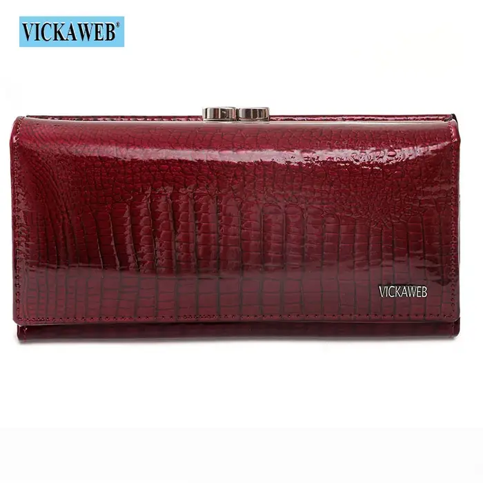 Cadeau gratuit portefeuille femmes en cuir moraillon magnétique marque de luxe dames Long porte-monnaie créateur de mode femme nouvelles pochettes AE1518-1