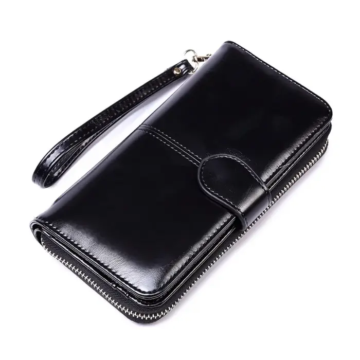 Vintage 2025 femmes portefeuille grande capacité Multi fentes pour cartes sac à main monnaie poche c